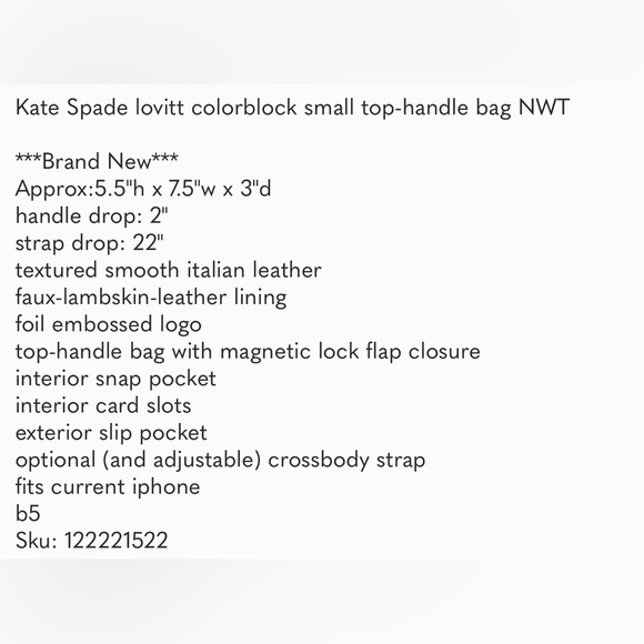 Kate spade small bag - Picture 8 of 8